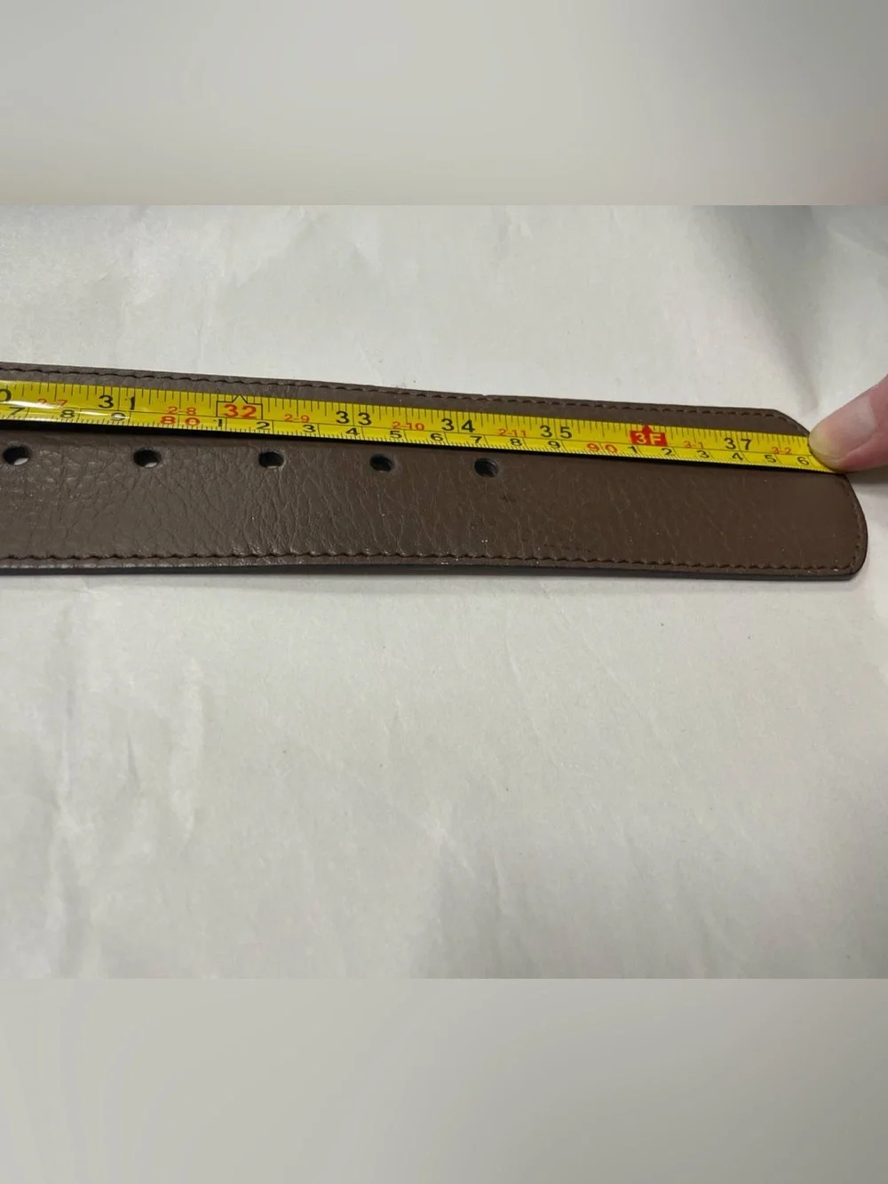 Banana Republic Women’s Brown-Green Genuine Leather Belt Size‎ M